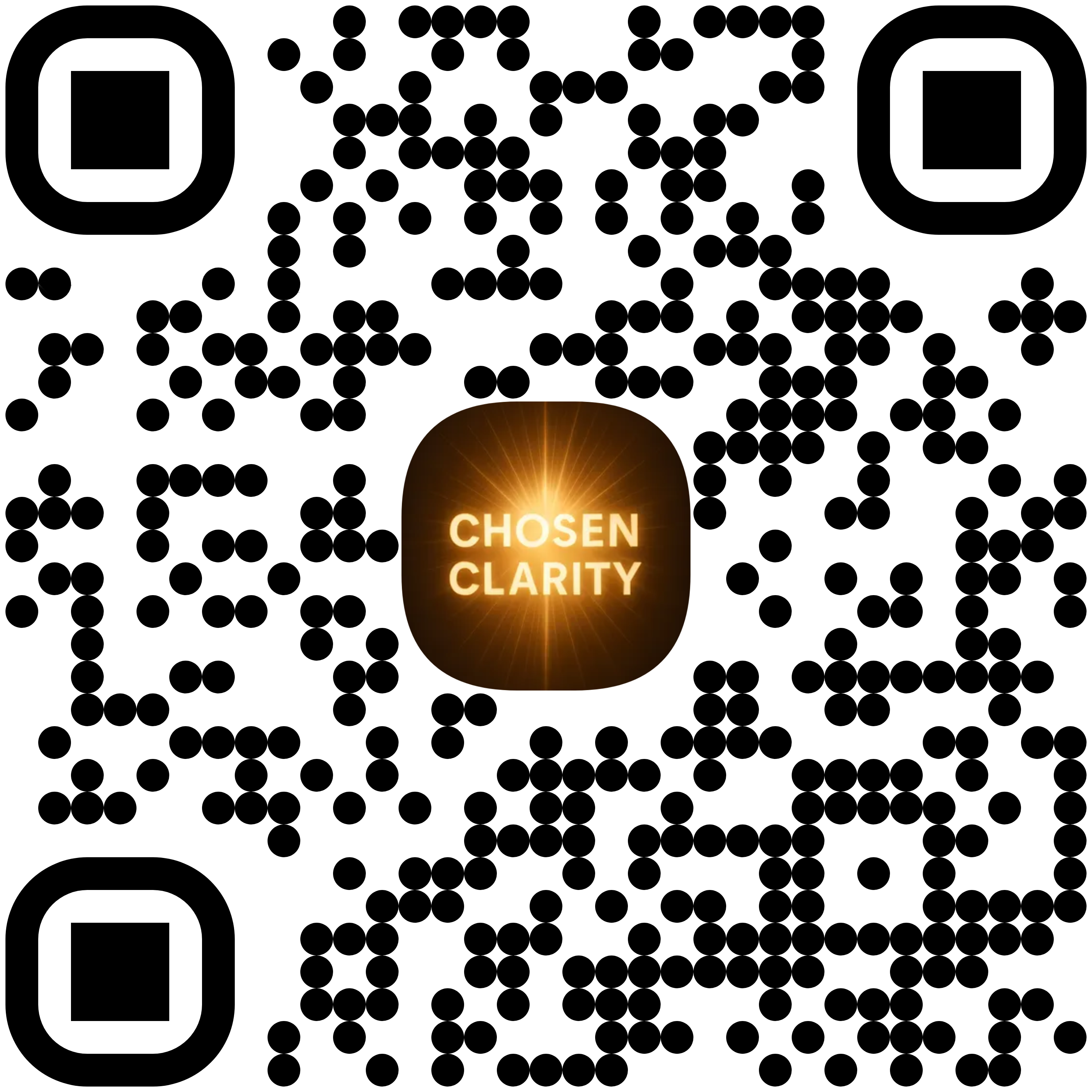 Buy Me a Coffee QR code for Chosen Clarity